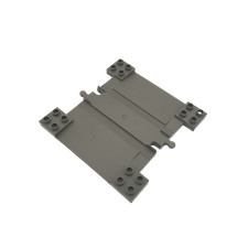 Lego® train Duplo GRIS FONCÉ chemin de fer voie ferrée avec rampes pour le passa