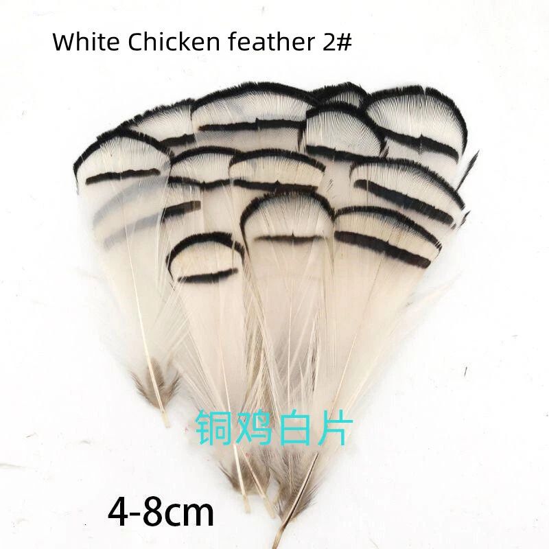 100pcs Natural Chicken Peacock Feathers Feather of Pheasant Tail DIY Jewelry - Image 2 of 4