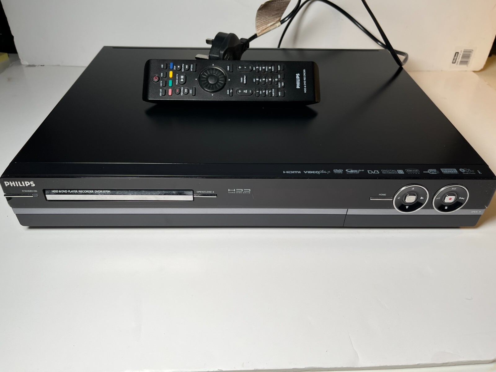 Philips 250GB DVD HDD Recorder DVD 5570H WIth Original Remote