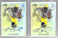 2017 Leaf Metal NFL Draft MALACHI DUPRE Silver Prismatic Auto RC Packers WR