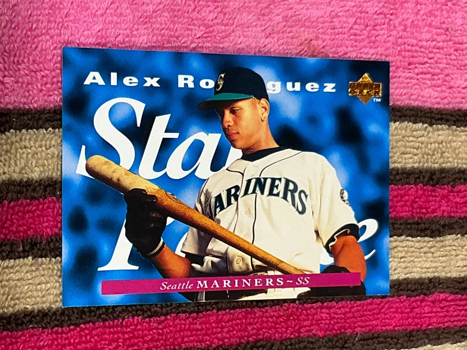 1995 UPPER DECK STAR ROOKIE RC #215 ALEX RODRIGUEZ MARINERS NMMT ROOKIE CARD! - Photo 1/2