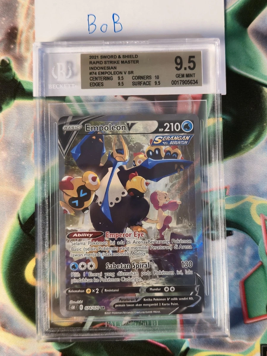 Pokémon TCG Beckett Grading Services (BGS) 9.5 Graded Individual