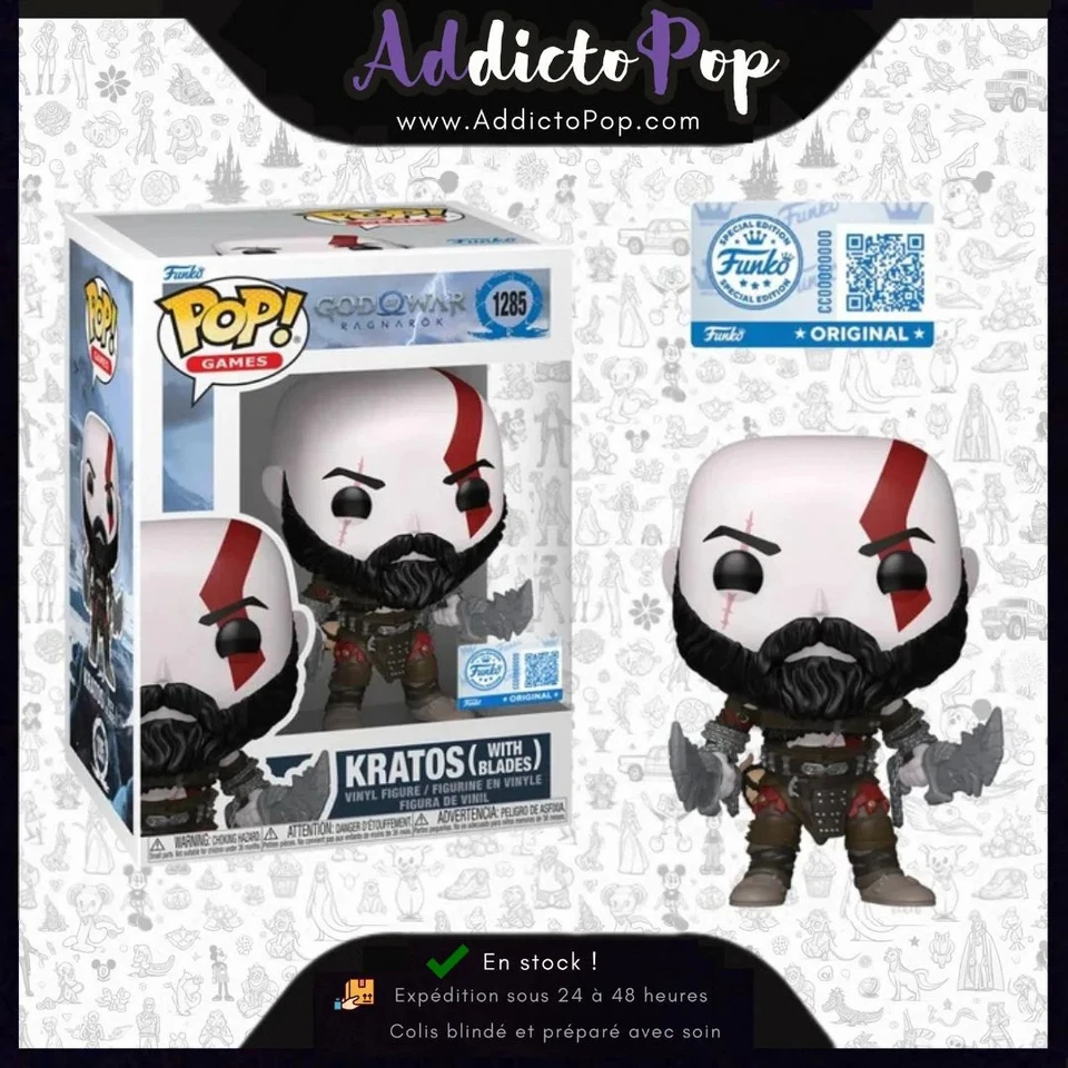 Funko Pop! God Of War Ragnarok [1285] - Kratos with Blades (Special Edition) - Photo 1/1