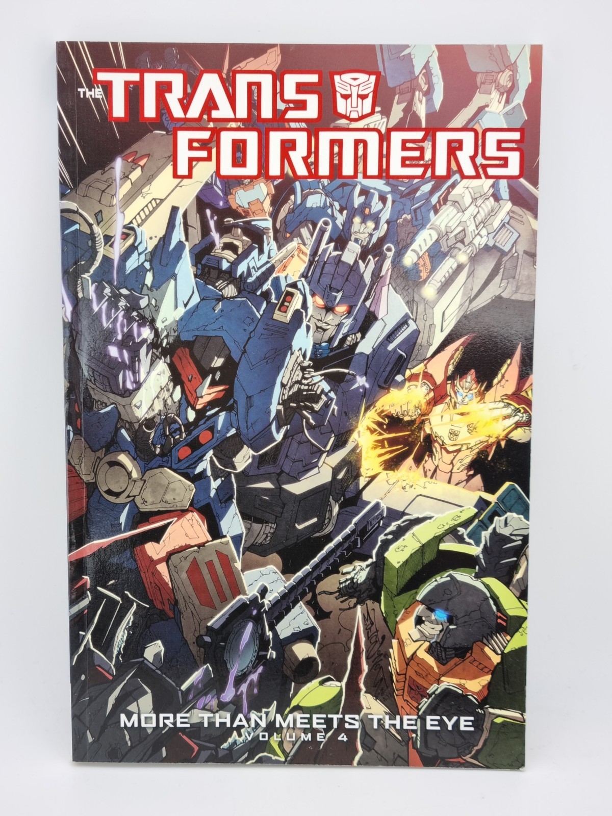 Transformers More Than Mets The Eye Volume 4 Graphic Novel 2013 IDW Hasbro Rare