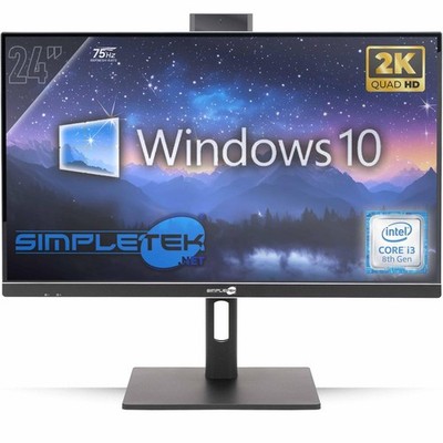 All In One 24'' 2K 75Hz I3 8. Gen Win 10 Ram 16GB SSD 480GB Gaming Render Vesa PC