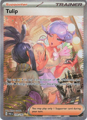 Tulip 259/182 Special Illustration Rare Paradox Rift Pokemon Holo Near Mint