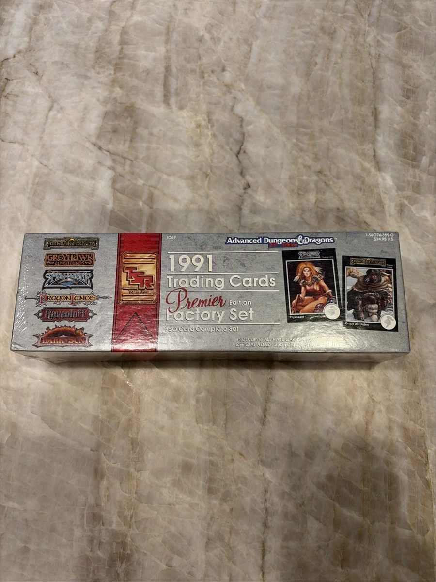 1991 TSR Advanced Dungeons Dragons Trading Cards Factory Set for