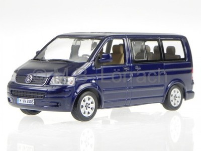 VW T5 Multivan 2003 shadow blue diecast model car Minichamps 1/43