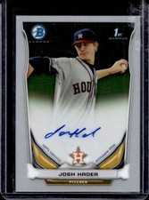 2014 Bowman Josh Hader Chrome Auto Autograph 1st Prospect #BCAP-JHA Astros