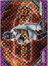 Kenneth Walker III 2023 Panini Prizm #F-14 Fireworks Purple Power  /49