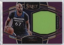 2021-22 Panini Select Throwback Memorabilia Purple Prizm 56/99 Taj Gibson 0ud4
