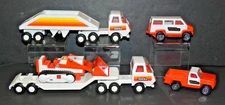 Vintage 70's Mini Tonka Construction Set No. 822 Harder to find color USA Made