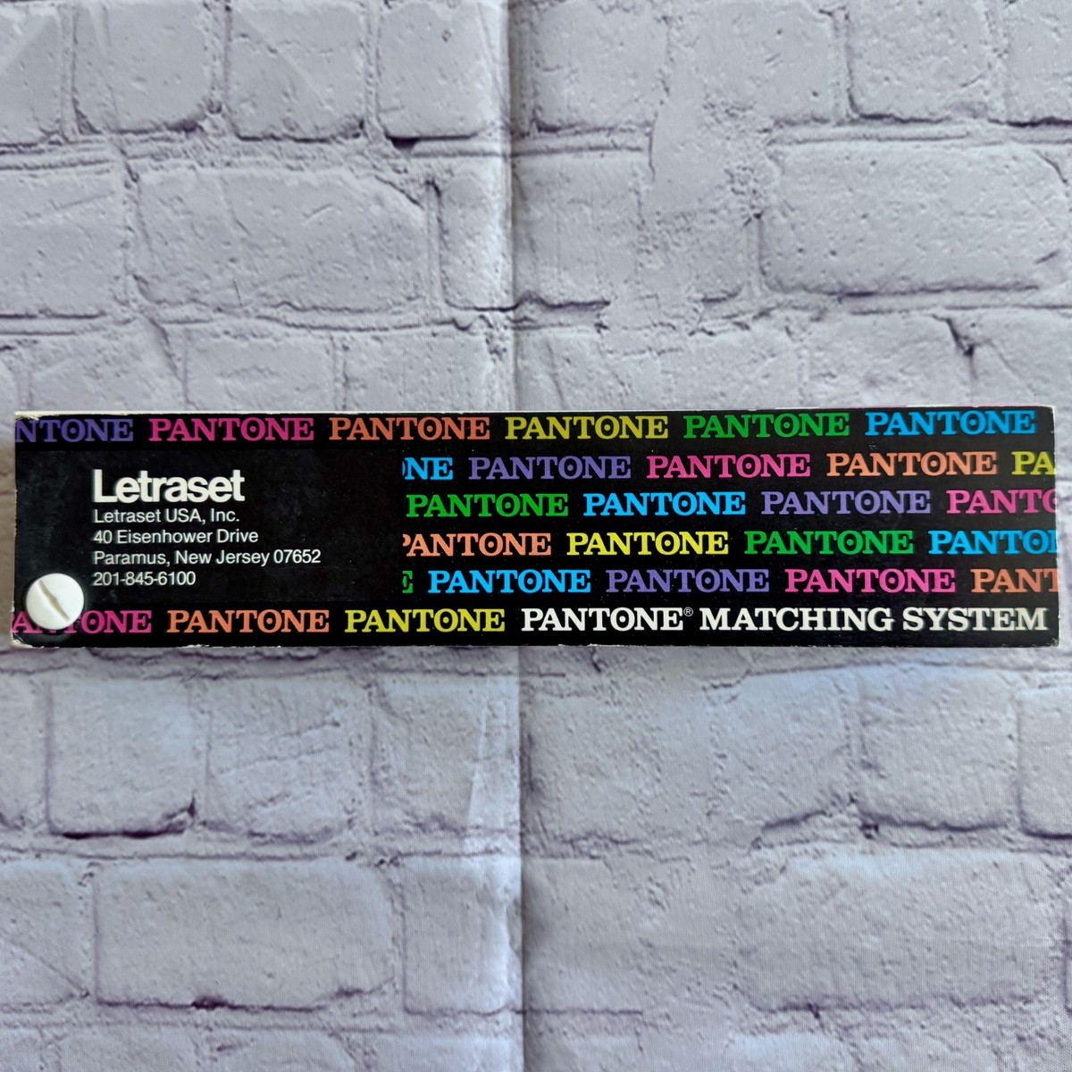 Vintage Letraset Pantone Matching System Fan Deck 16th Edition