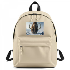 ✅ZAINO MAMMUT MAMMOTH ANIMALE PREISTORICO JURASSIC MAMMUT MANICO TASCHE ZIP✅