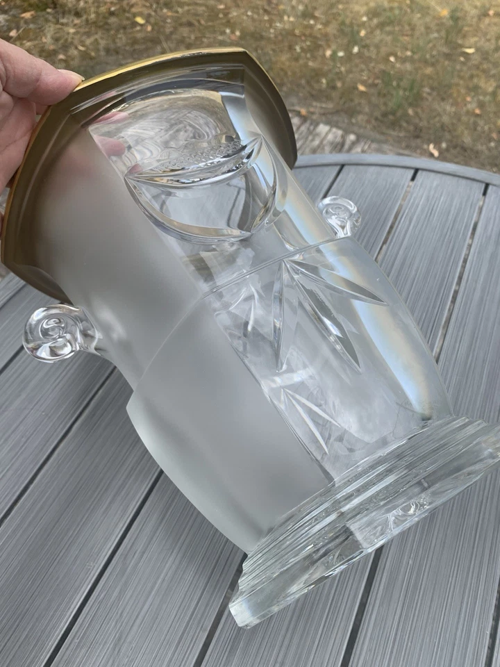 Seau à Champagne en cristal véritable 24%Pbo - Photo 4/4