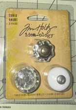 Advantus TH92840 Idea-Ology Curio Knobs 1"X.875" 3/Pkg-