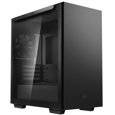 DeepCool MACUBE 110 Micro Tower Gehäuse Schwarz Hartglas Micro ATX