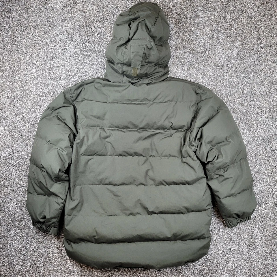 Cabelas Premier Northern Goose Down Jacket Mens Large Green Full Zip Puffer Coat - Image 2 of 4