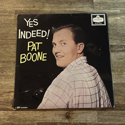 Pat Boone   Yes Indeed! LP Vinyl 12  London Records HA-D 2144 Rock Pop Album