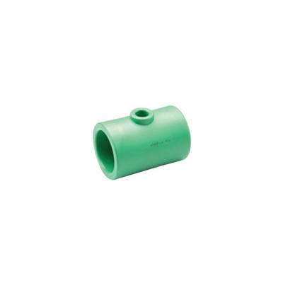 Aquatherm 1060040928 1/2'' PP-R Socket Weld Reducing Tee 1-1/4'' X 1-1/4''