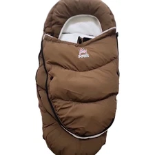 F-Y-YIYI Bunting Bag for Stroller Sleeping Bags Thickened Warm Brown Baby 