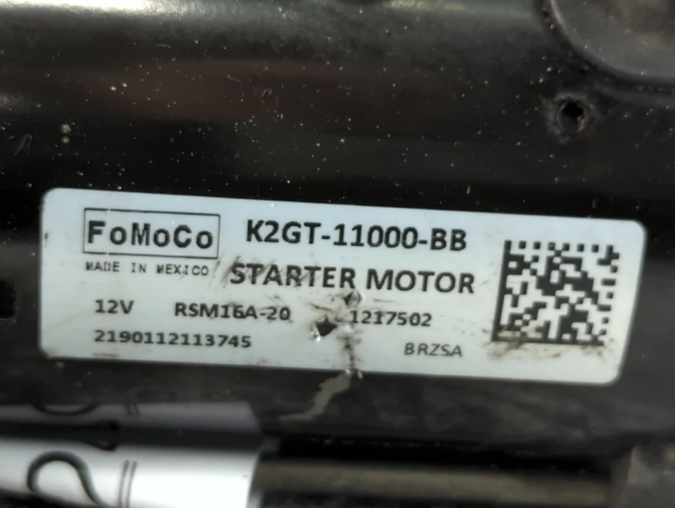 2019-2020 Ford Edge Car Starter Motor Solenoid Oem NMLBN - Image 2 of 4