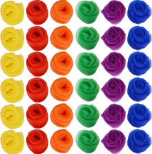 36 Pcs Dance Scarves for Children, Music Scarve Juggling Scarf Props Magic Silky
