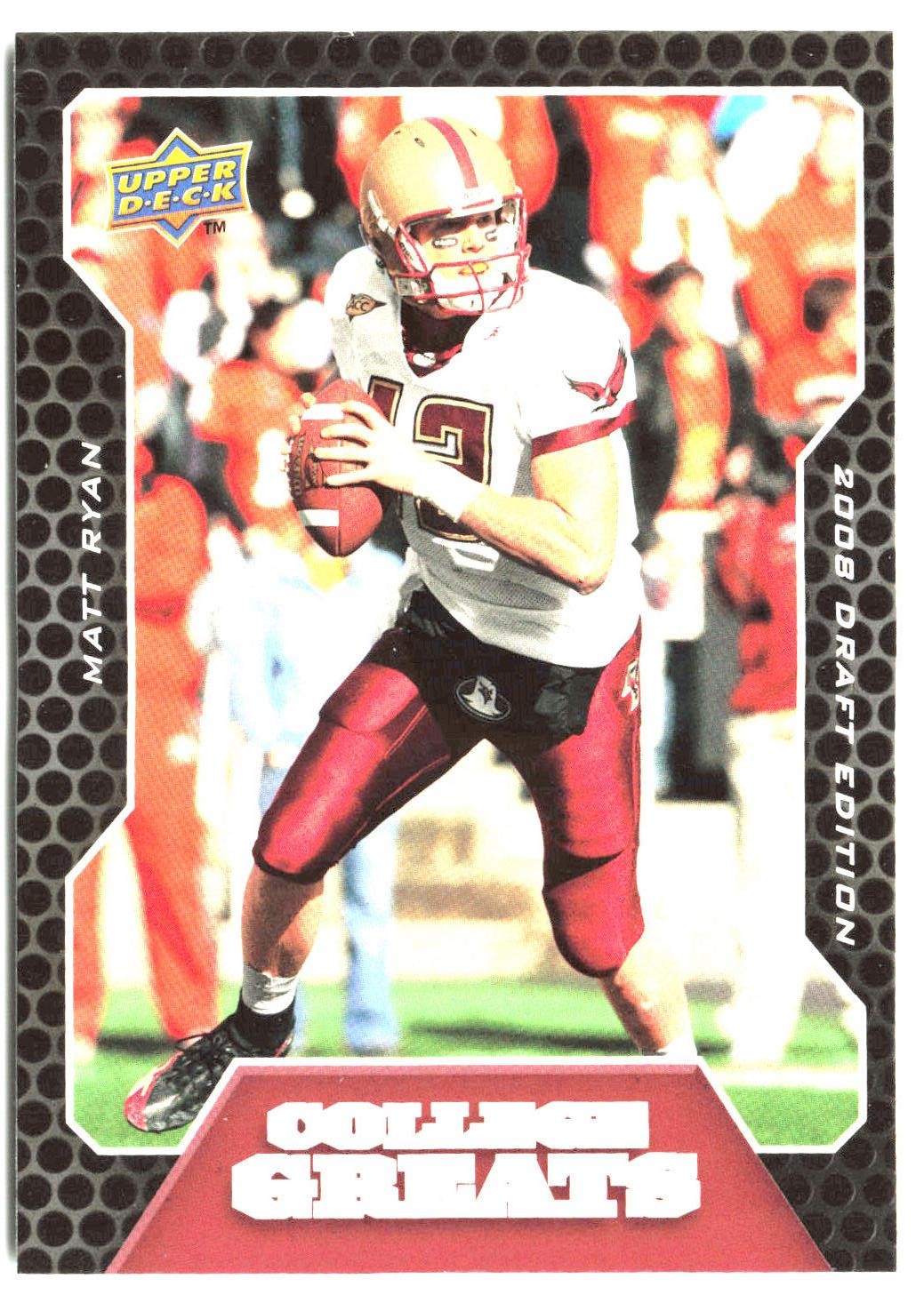 2008 Upper Deck Draft Edition #CG2 Matt Ryan College Greats