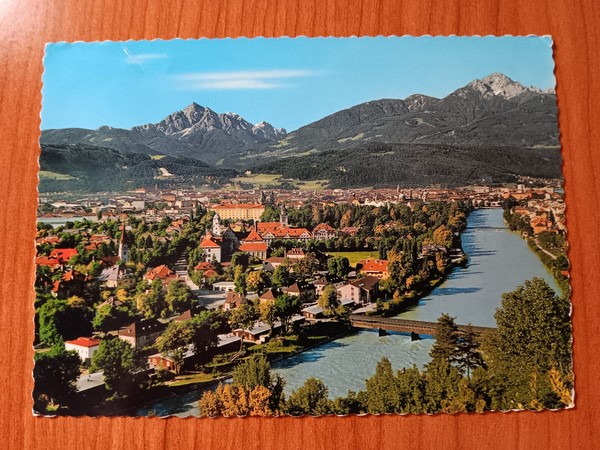 tarjeta postal A 6020 Innsbruck  nº 112, bonito sello