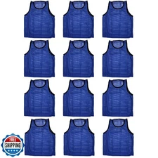 BlueDot Trading 12 Adult Mens Womans Unisex Sports Pinnie Scrimmage Training 