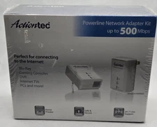 ⚡ Actiontec PWR500 Powerline Ethernet Adapter 500Mbps 2-Pack Brand New SEALED