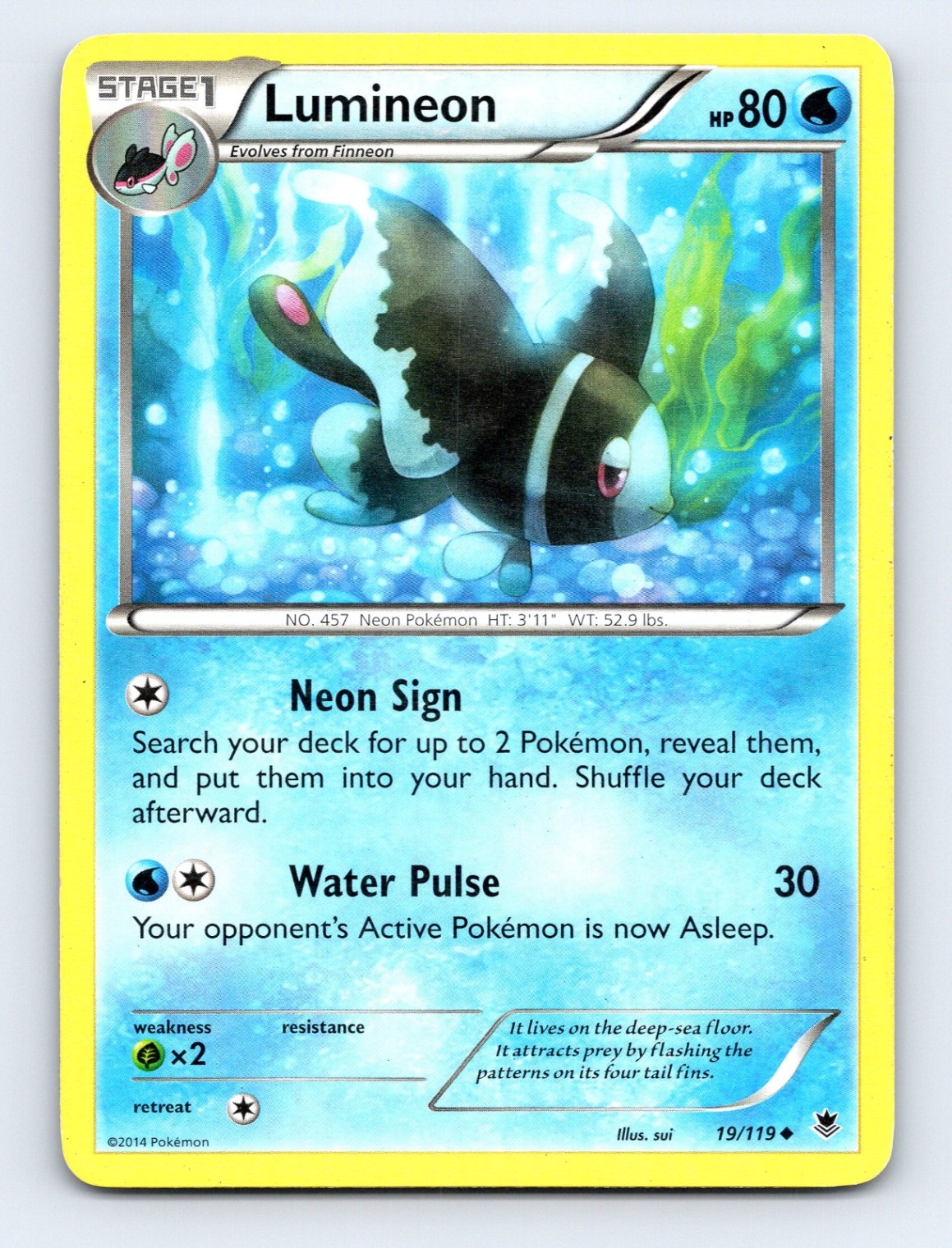 Lumineon Uncommon XY - Phantom Forces 19/119 LP