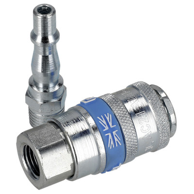 SEALEY TOOLS - PCL Air Tool Coupling Kit 1/4''BSPT 2pc   Model No. AC61