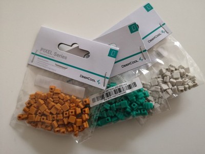 DeepCool PIXEL Series grau + orange + türkis/grün