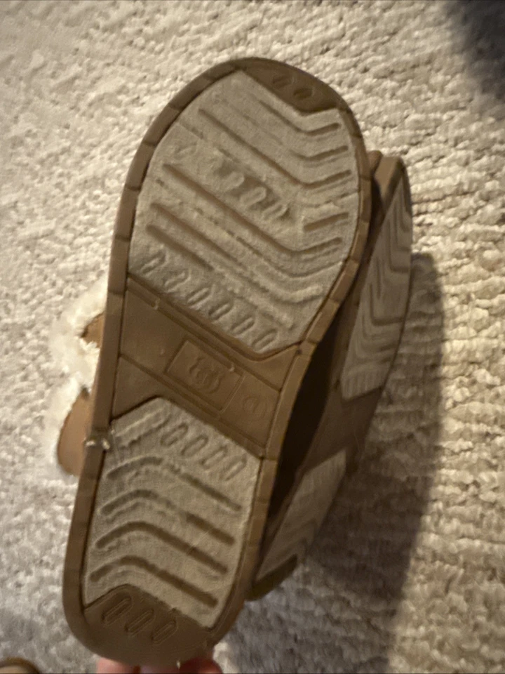 Route 66 Bota de Gamuza Tostada Pull On Media Pantorrilla Invierno Nieve Mujer Talla 7 Usada Foto 4 de 4