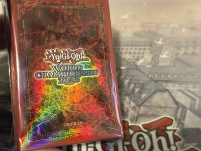 Yugioh World Championship 2025 WCS Red Sleeves Sealed 100 Count