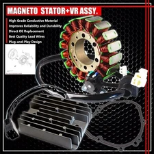 FIT 1999-07 HAYABUSA GSX-1300 MAGNETO COIL STATOR+VOLTAGE RECTIFIER ASSY+GASKET✨