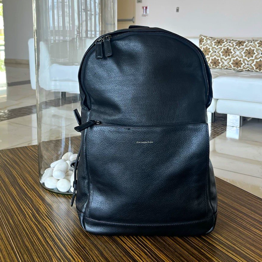 Black Leather Ermenegildo Zegna Bags for Men for sale | eBay