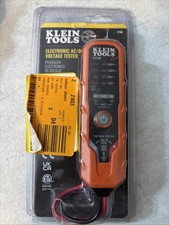 KLEIN TOOLS ET40 Electronic AC/DC Voltage Tester  DC Polarity NIB With Batterys