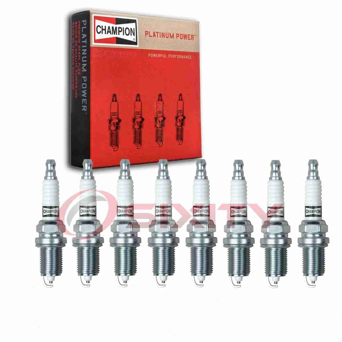 8 pc Champion Platinum Spark Plugs for 2003-2009 Toyota 4Runner 4.7L V8 dt