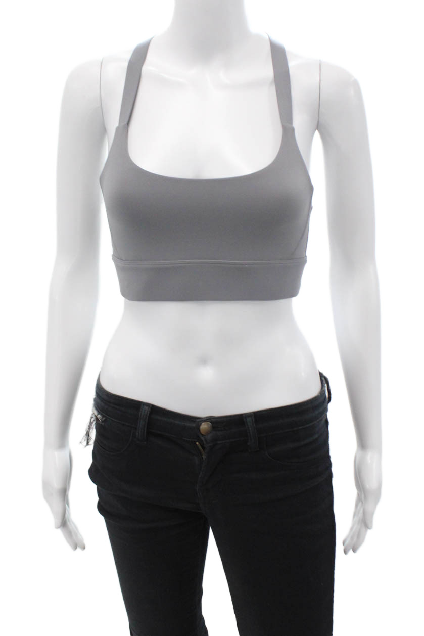 Beyond Yoga Womens Activewear Adjustable Pullover Sports Bra Gray Size XSFree Shipping in US $100+ Orders | $6.95 Orders Below