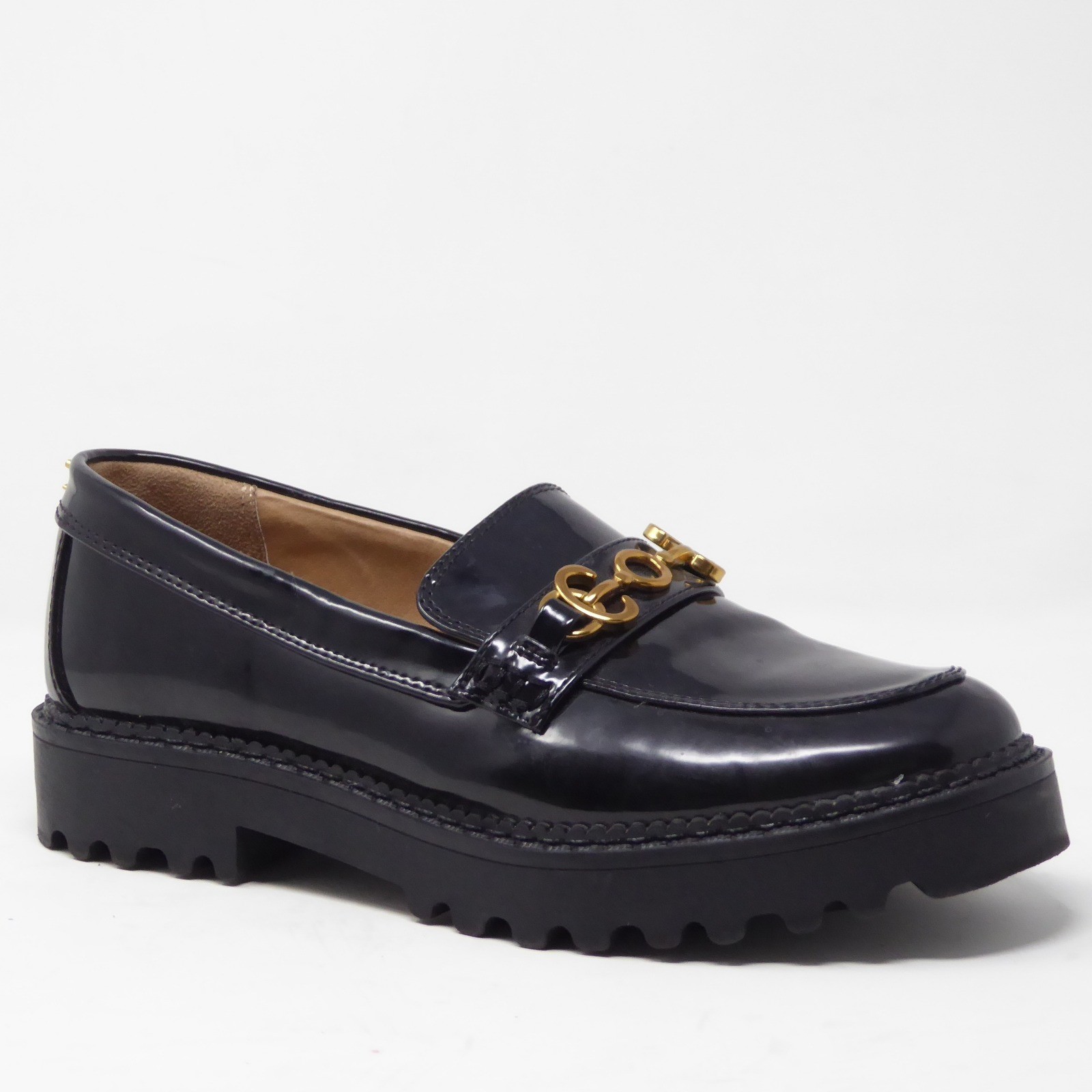 SAOLA Mocassini Circus by Sam Edelman Deana Bit neri suola a strappo in ecopelle taglia 7