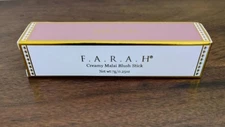 FARAH Creamy Malai Blush Stick In Shade “She Rich” NWB Vegan Cruelty Free
