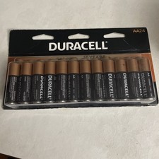Duracell AA CopperTop 1.5V Alkaline Batteries 24 Pack Exp 2031 
