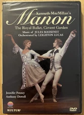 Kenneth MacMillan's Manon DVD Royal Ballet Covent Garden, New & Sealed
