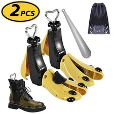 Adjustable Shoe Boot Stretcher 2 Pack- Length and Width Expander for Men/Women