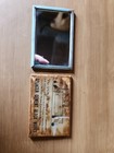 Vint Pocket Mirror Birth Month Stones Home Heating Co Spencer Cement Block Works — photo 3