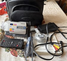 Vintage Sony DCR-TRV20 Handycam MiniDV Digital Video Camera Lot W/ Remote Tested