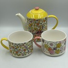 Cath Kidston • Tea For Two Set • Tweety Pie Looney Tunes 'Thats All Folks' • New