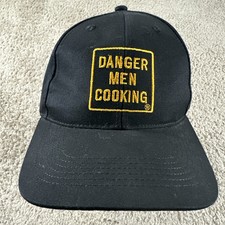 Danger Men Cooking Hat Cap Adult Black Snapback Cooking BBQ Made In USA